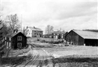 BOSTADSHUS BONDGÅRD VINTERBILD JORDBRUKSBEBYGGELSE