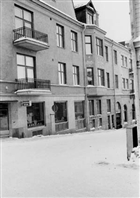 STADSBEBYGGELSE STADSGATA VINTERBILD