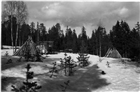 FRILUFTSMUSEUM FRILUFTSMUSEUM HÄRBRE KÅTA VINTERBILD