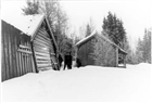 VINTERBILD UTHUS BÅTSMANSTORP BOSTADSHUS