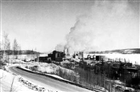MASSAFABRIK MASSAFABRIK INDUSTRIANLÄGGNING INDUSTRIOMRÅDE VINTERBILD