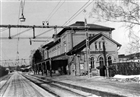 VINTERBILD JÄRNVÄGSSTATION JÄRNVÄGSSTATIONSHUS