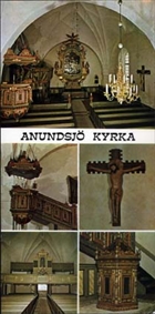 KYRKA PREDIKSTOL KRUCIFIX ORGEL