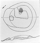 TECKNING GRAVFÄLT ARKEOLOGI GRAVHÖG