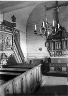 KYRKA KYRKOINTERIÖR ALTARE PREDIKSTOL