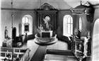 KYRKA KYRKOINTERIÖR ALTARE PREDIKSTOL