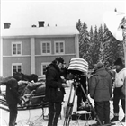 FRILUFTSMUSEUM VINTERBILD FILMARBETARE FILMINSPELNING FRILUFTSMUSEUM